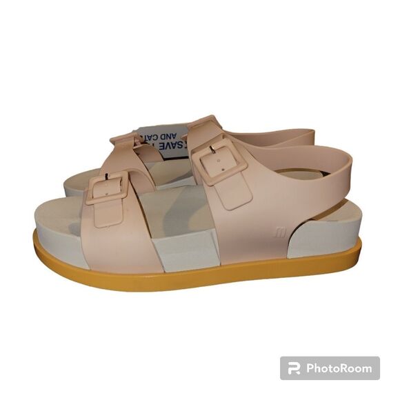 NIB Melissa wide platform sandals size 8 - Picture 4 of 6